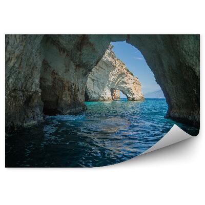 Fototapeta Niebieskie jaskinie zakinthos grecja