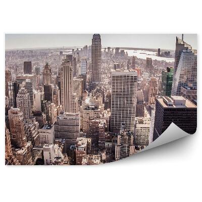Fototapeta widok z lotu ptaka Nowy Jork