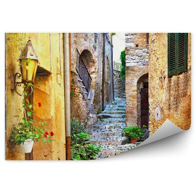 Fototapeta Urocze stare uliczki śródziemnego