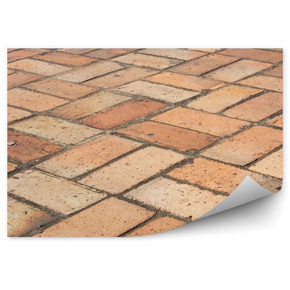 Fototapeta samoprzylepna Ceglana podłoga perspektywa