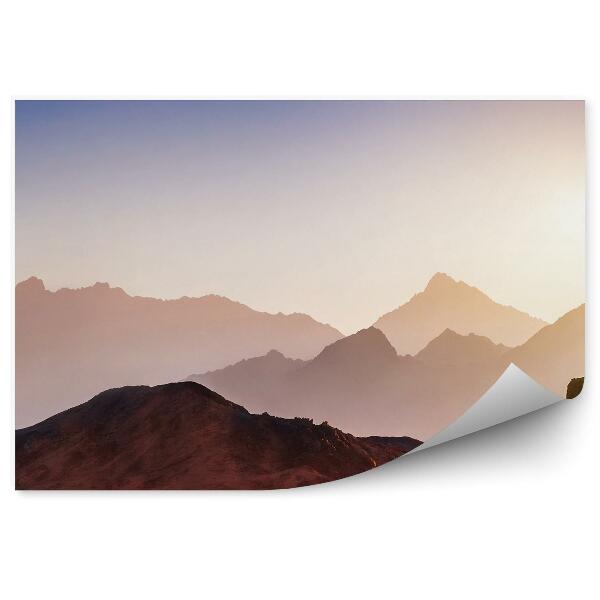 Fototapeta Góry krajobraz widok niebo mgła