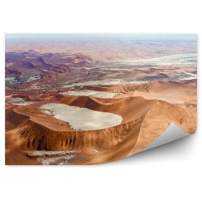 Okleina ścienna Pustynia namibia jeziora niebo chmury