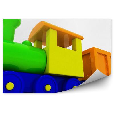 Fototapeta Ciuchcia klocki zabawka pociąg