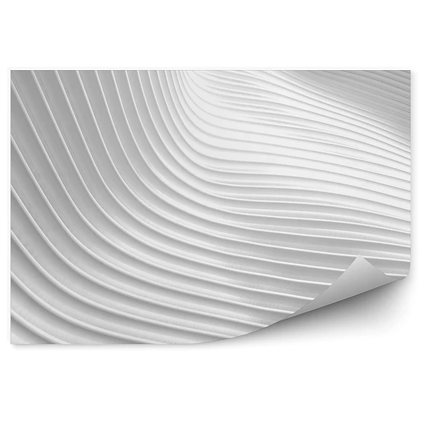 Fototapeta Białe linie 3d