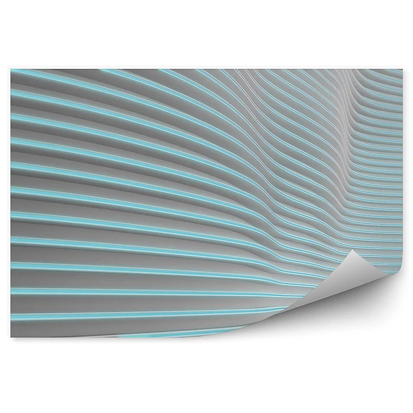 Fototapeta Tło 3d z niebieskich linii