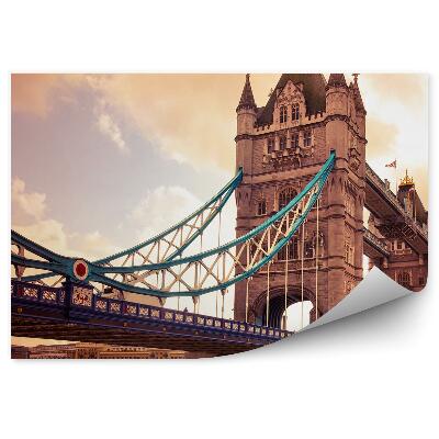 Okleina na ścianę Rzeka most tower bridge londyn
