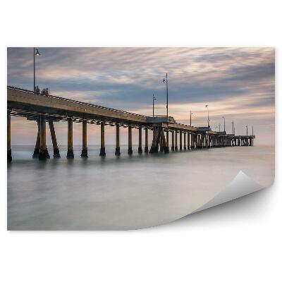 Okleina na ścianę Molo chmury zachód słońca wenecja