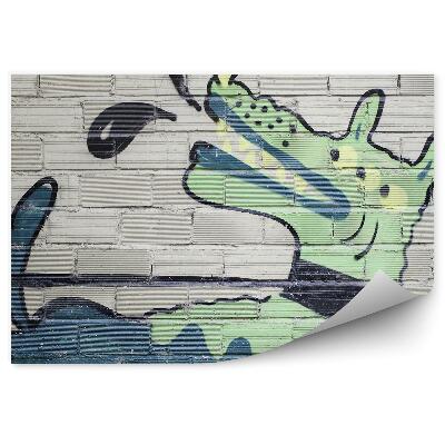 Okleina na ścianę Graffiti pies