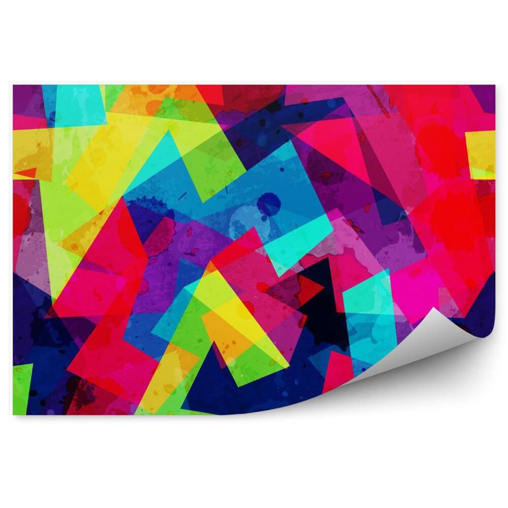 Fototapeta Geometryczny kolorowy wzór