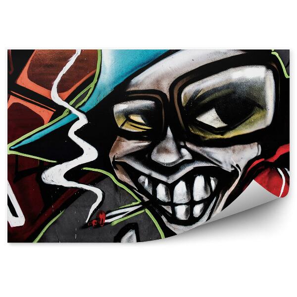 Okleina na ścianę Graffiti raper