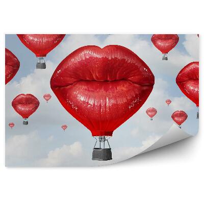Fotopeta Balony usta miłość abstrakcja