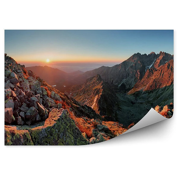 Fototapeta Panorama górska krajobraz jesienią