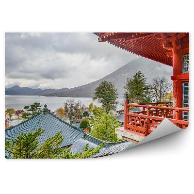 Fototapeta Nikko woda budynki architektura góry japonia
