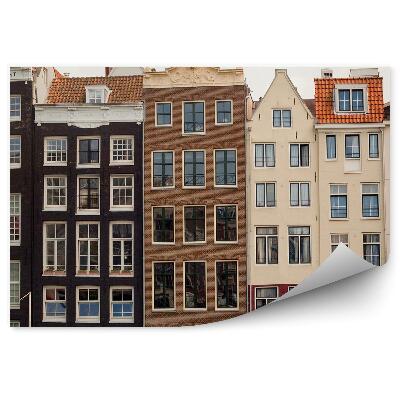 Fototapeta samoprzylepna Krzywa fasada budynku wenecja kanał