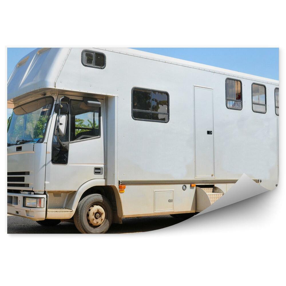 Fototapeta na ścianę Pojazd do przewozu koni