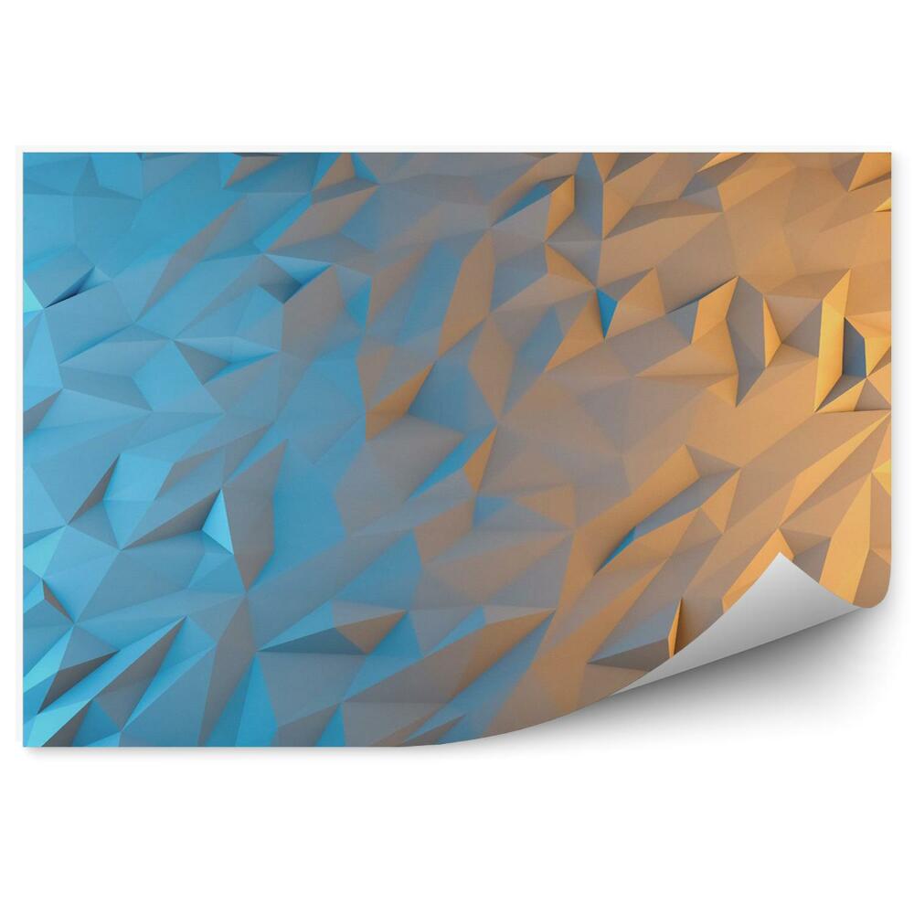 Fototapeta 3d tło trójkąty