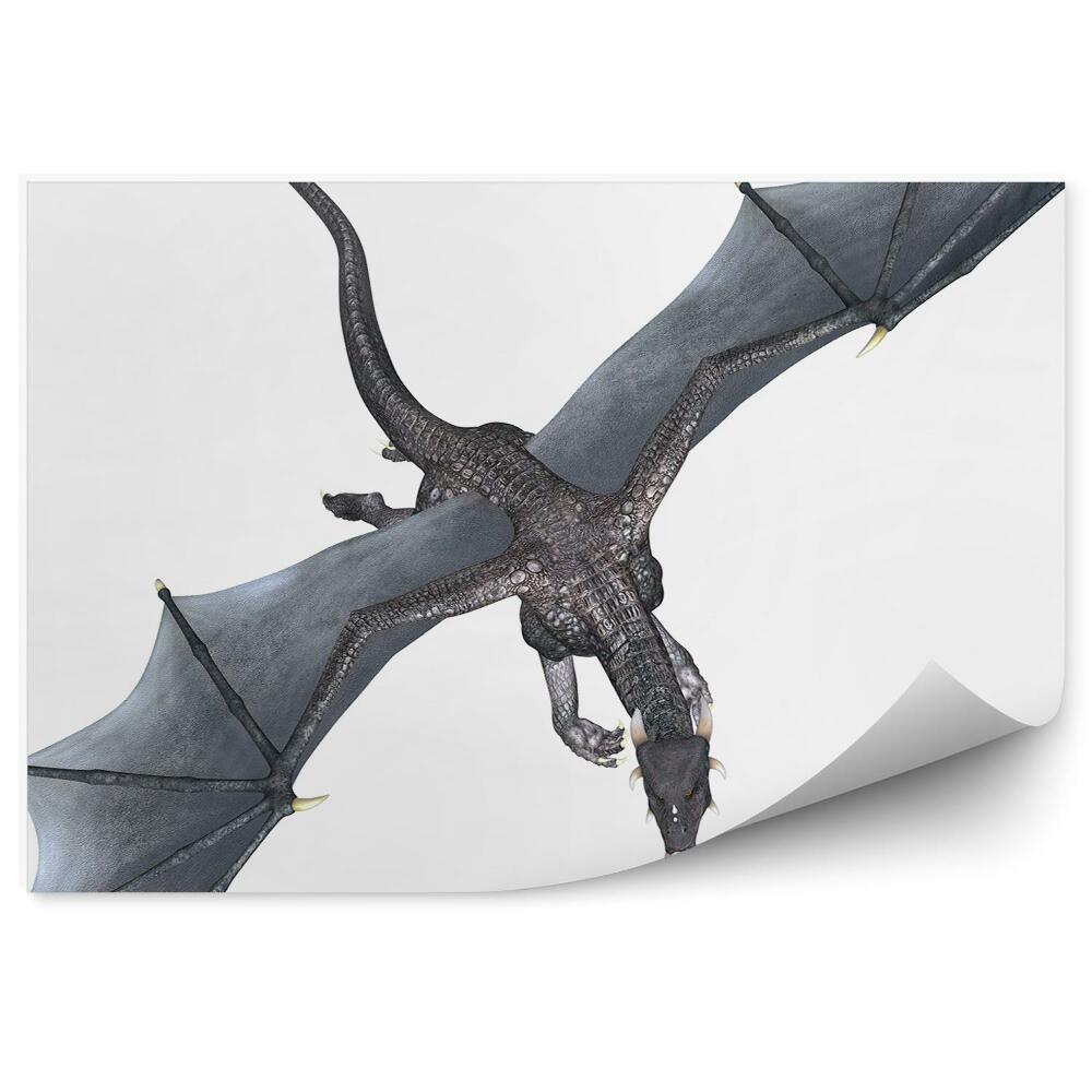 Fototapeta Szary smok 3d