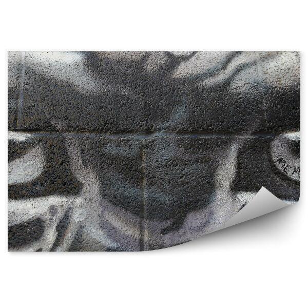 Okleina na ścianę Małpie oczy graffiti