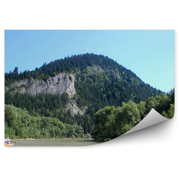 Okleina na ścianę Góry drzewa natury dunajec pieniny flisacy
