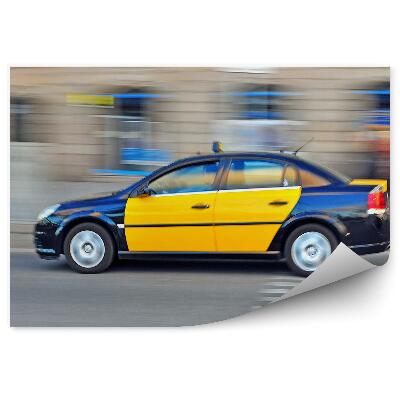 Fotopeta Samochód taxi ruch miasto budynek