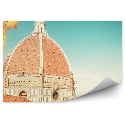 Fototapeta na ścianę katedra kościół Santa Maria del Fiore Florencja liście