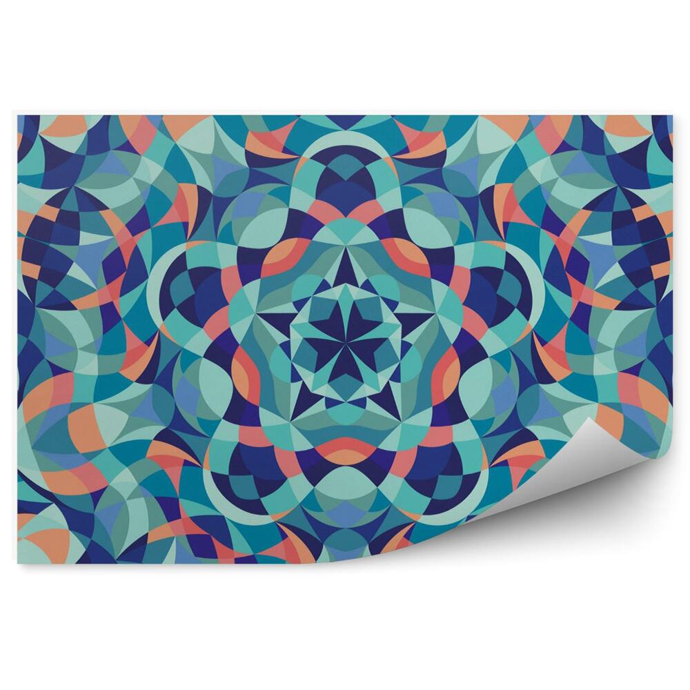 Fototapeta Kalejdoskop geometrycznej kolorowy wzór