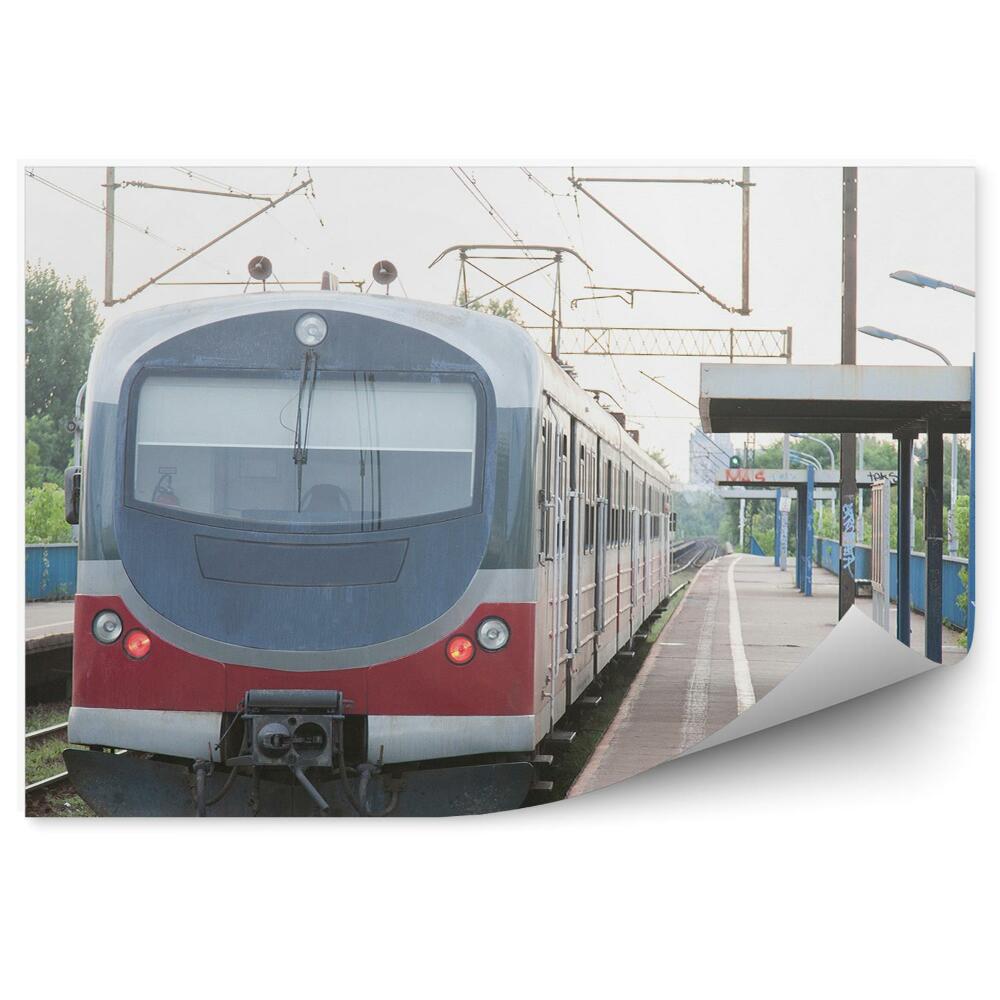 Fotopeta Pociąg transport polska kraków stacja