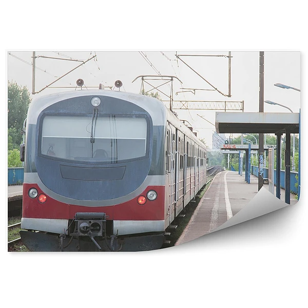 Fotopeta Pociąg transport polska kraków stacja