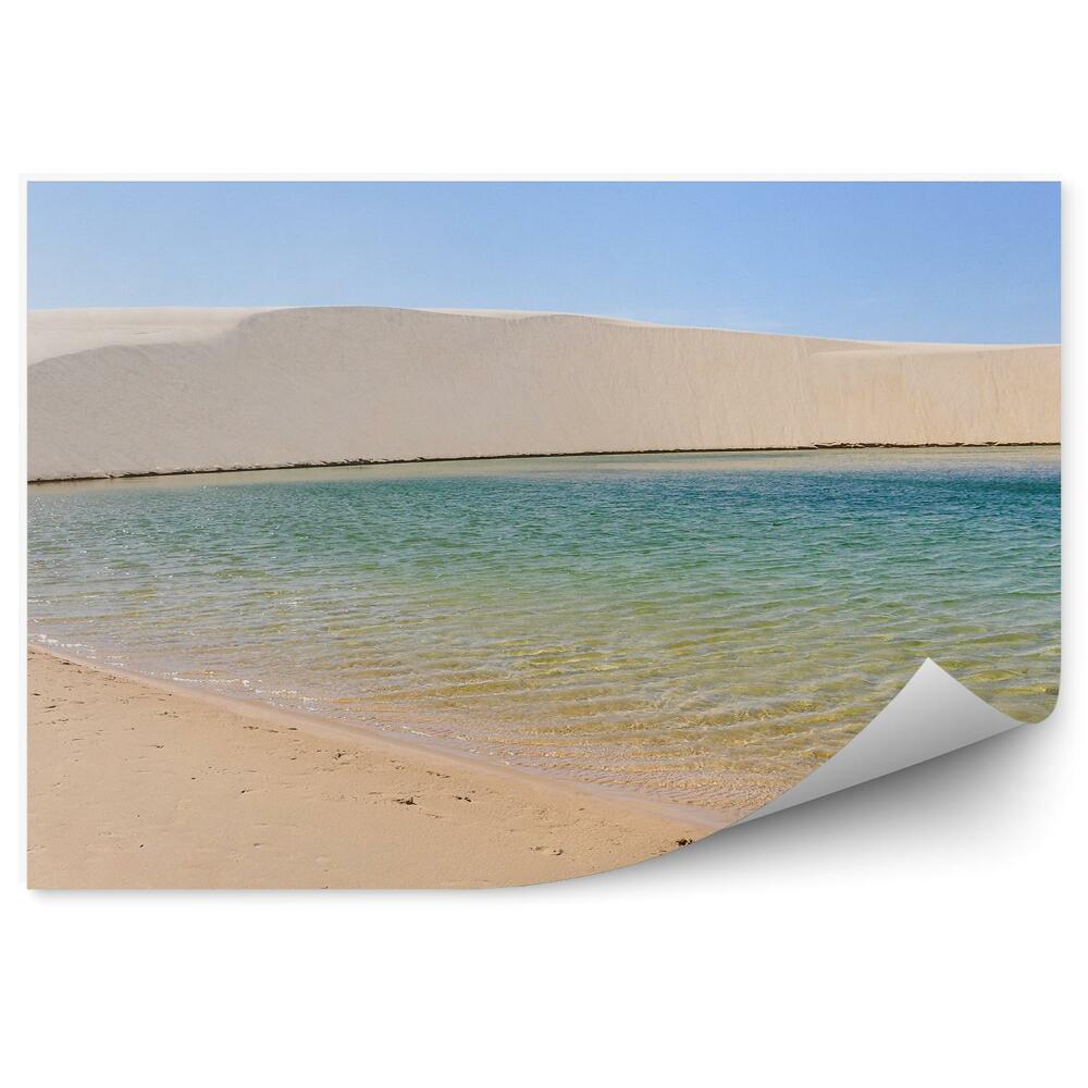 Fototapeta na ścianę Wydmy piasek brzeg woda