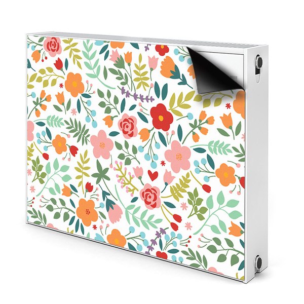 Maskownica grzejnika Obrazek w kwiaty