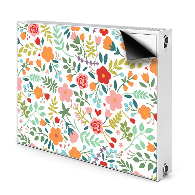 Maskownica grzejnika Obrazek w kwiaty