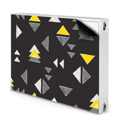 Magnes na grzejnik Rysowane trójkąty