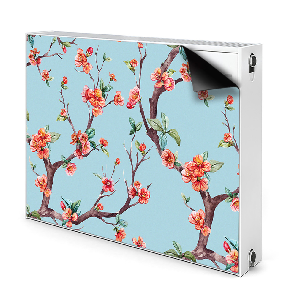 Magnetyczna maskownica grzejnika Kwitnące drzewo