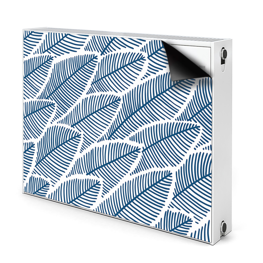 Maskownica grzejnika Niebieskie liście