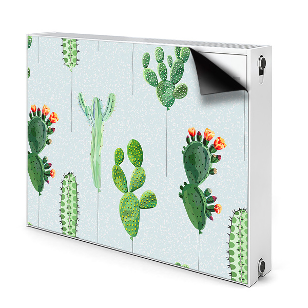 Magnes na grzejnik Kaktusy