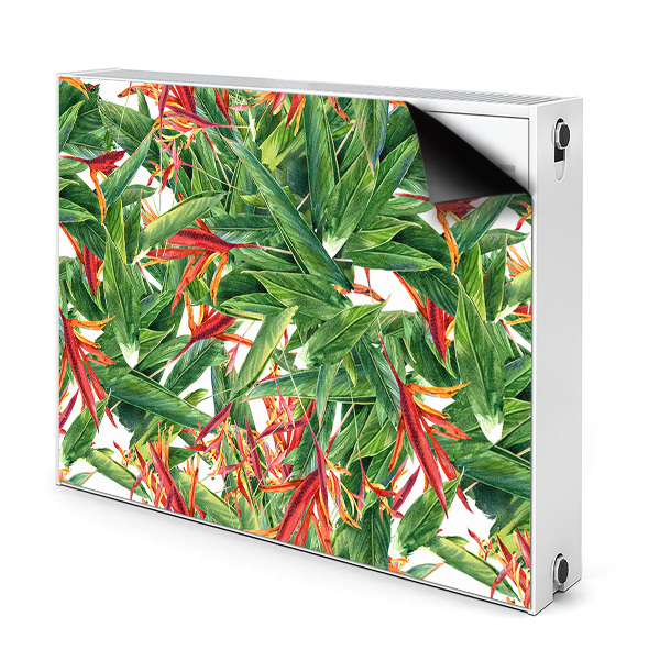 Maskownica grzejnika Egzotyczne kwiaty