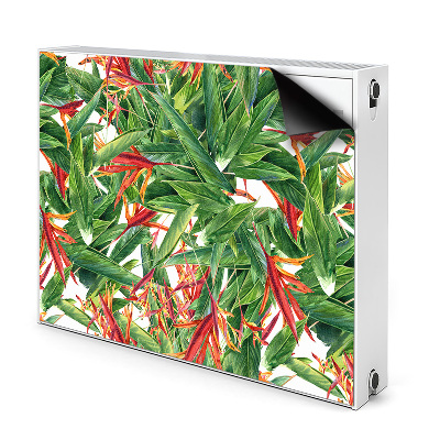 Maskownica grzejnika Egzotyczne kwiaty