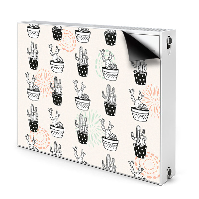 Magnes na grzejnik Kaktusy doniczki