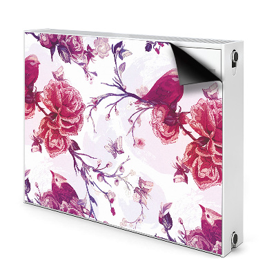 Maskownica grzejnika Fioletowe ptaki