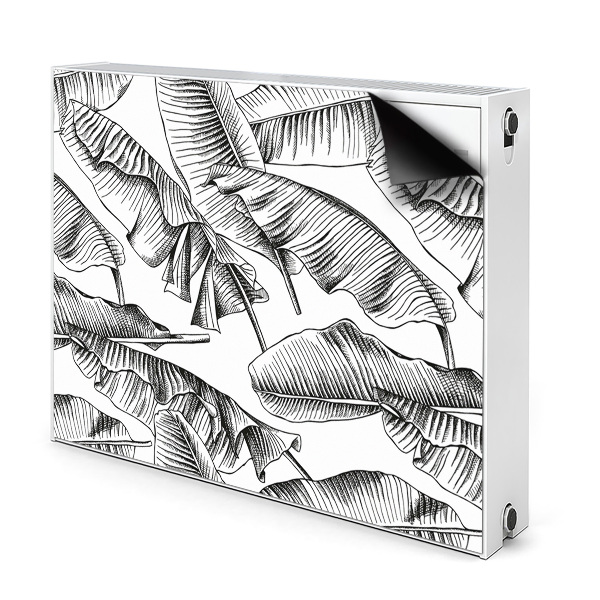 Maskownica grzejnika Czarne liście