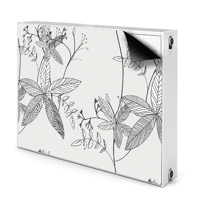 Mata magnesowa Kwiaty Doodle