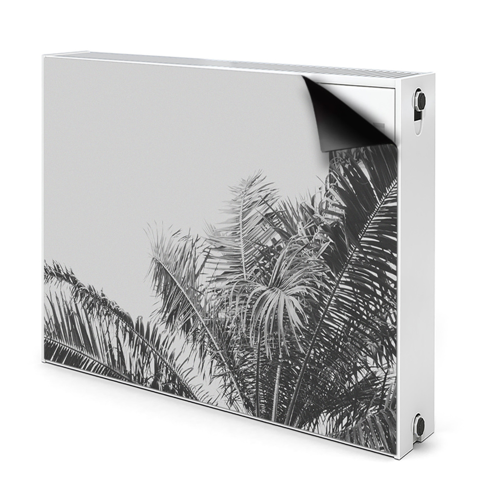 Maskownica grzejnika Palmy na tle nieba