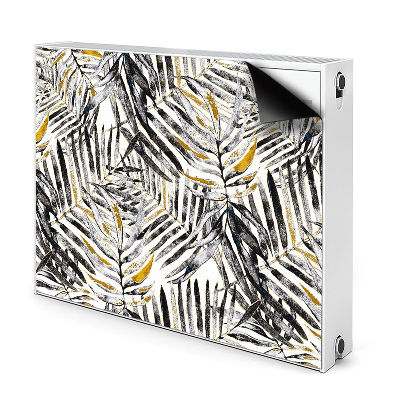 Maskownica grzejnika Czarne liście