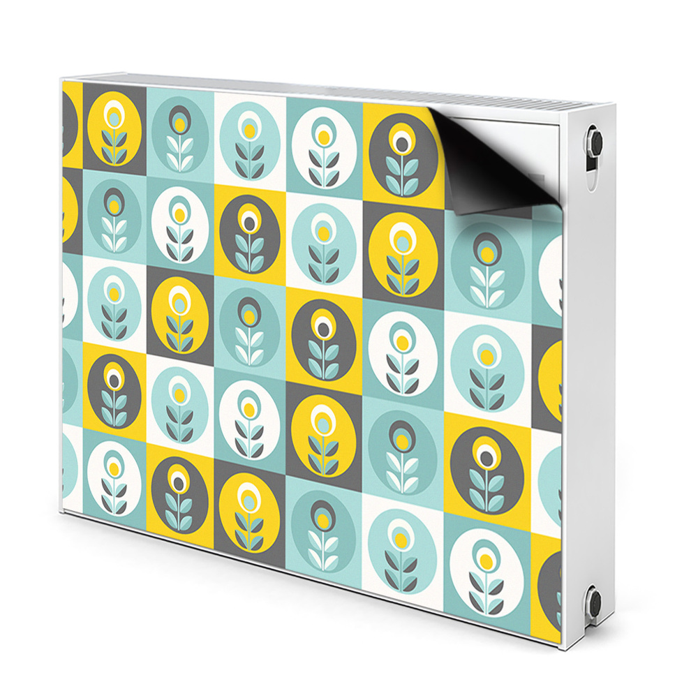 Maskownica grzejnika na wymiar Kwiatowy wzór