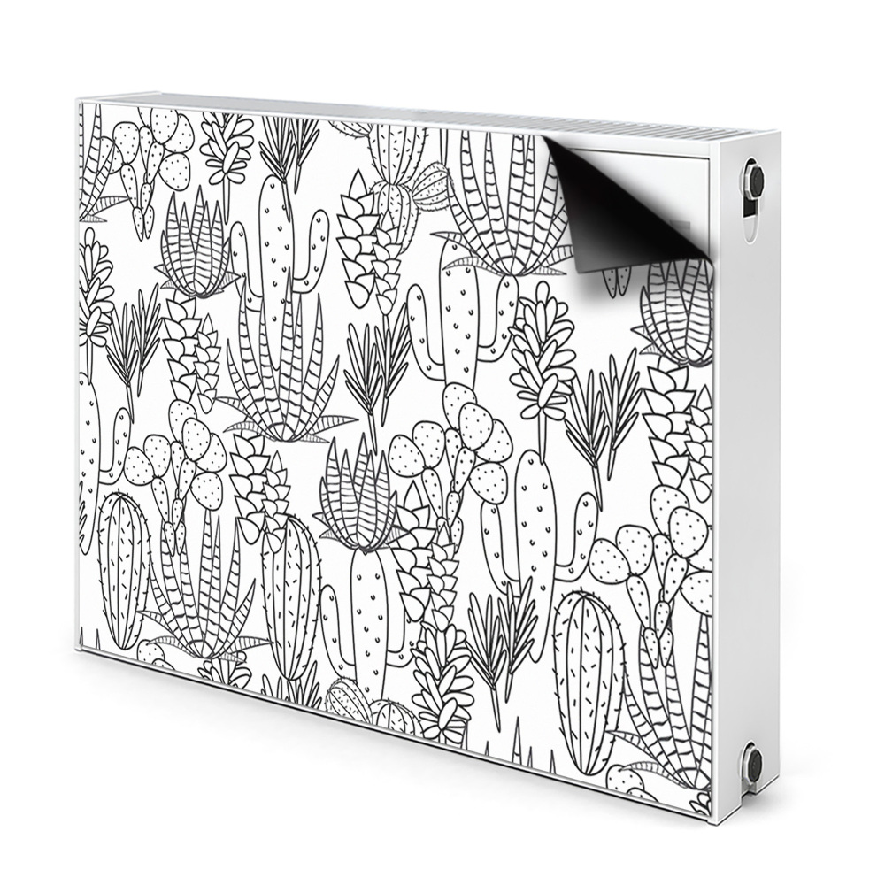 Magnes na grzejnik Kaktusy