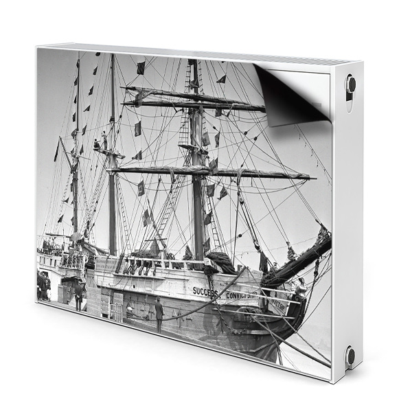 Magnes na grzejnik Statek vintage