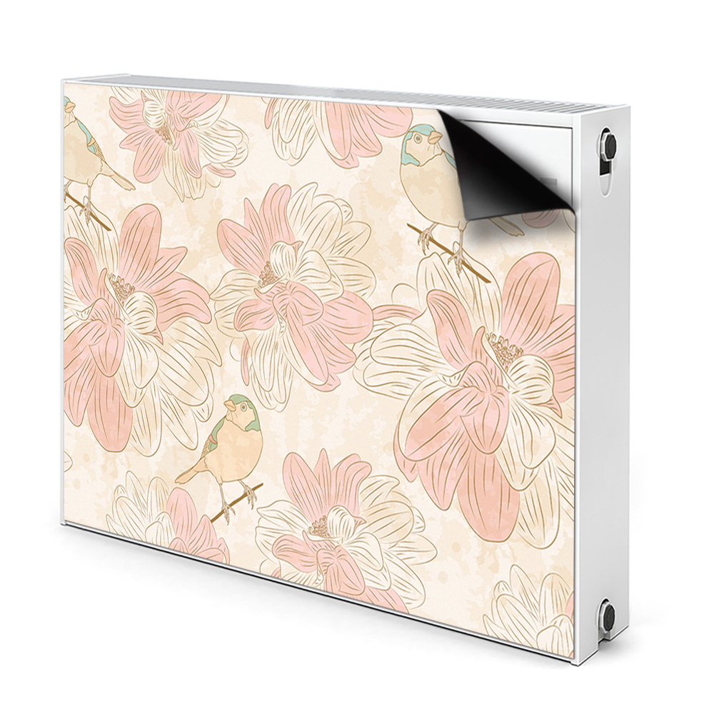 Maskownica grzejnika Beżowe ptaki