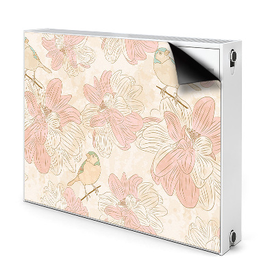 Maskownica grzejnika Beżowe ptaki