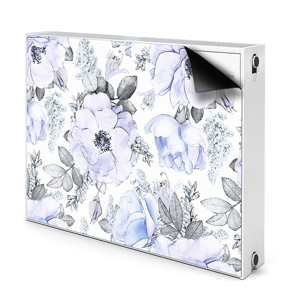 Maskownica grzejnika Niebieskie róże