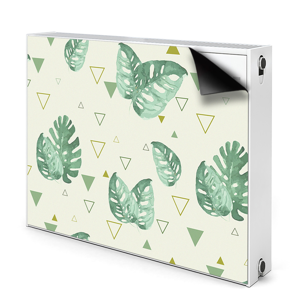 Maskownica grzejnika Monstera i trójkąty